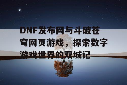 DNF发布网与斗破苍穹网页游戏，探索数字游戏世界的双城记